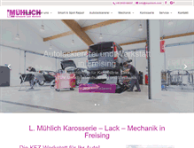 Tablet Screenshot of muehlich.com